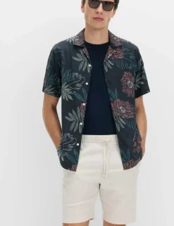 Linen Rich Hawaiian Shirt