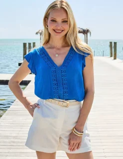 Linen Rich High Waisted Shorts