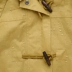 Linen Rich Hooded Duffle Coat