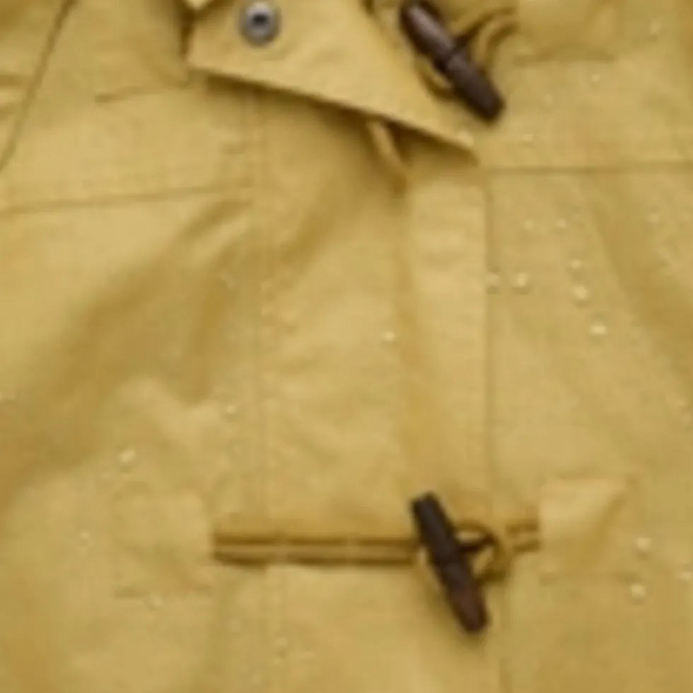 Linen Rich Hooded Duffle Coat