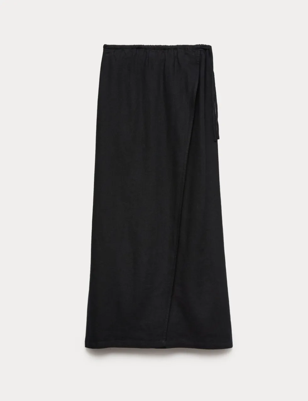 Linen Rich Maxi Wrap Skirt