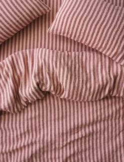 Linen Rich Pembroke Stripe Duvet Cover