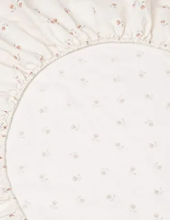 Linen Rich Printed Fitted Sheet