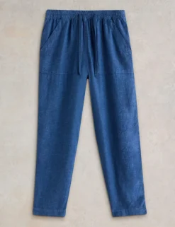 Linen Rich Relaxed Ankle Grazer Trousers