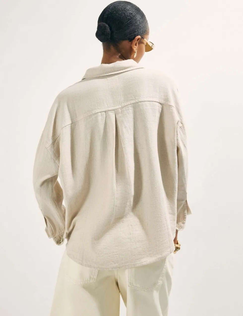 Linen Rich Relaxed Shirt
