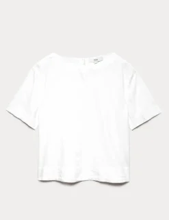 Linen Rich Relaxed T-Shirt