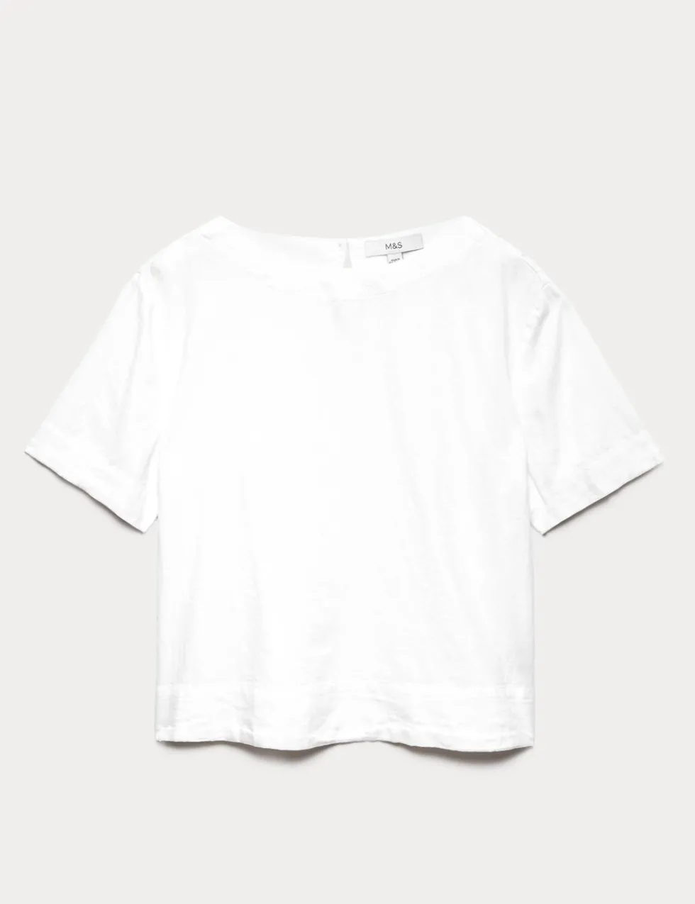 Linen Rich Relaxed T-Shirt