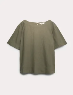 Linen Rich Relaxed T-Shirt