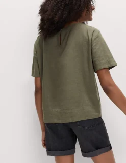 Linen Rich Relaxed T-Shirt