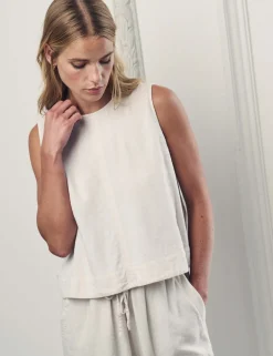 Linen Rich Split Back Vest