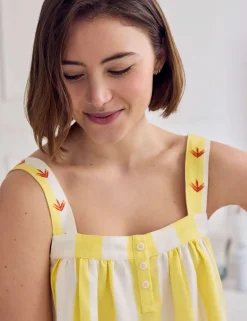 Linen Rich Striped Chemise