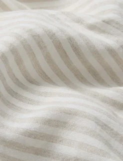 Linen Rich Striped Duvet Cover