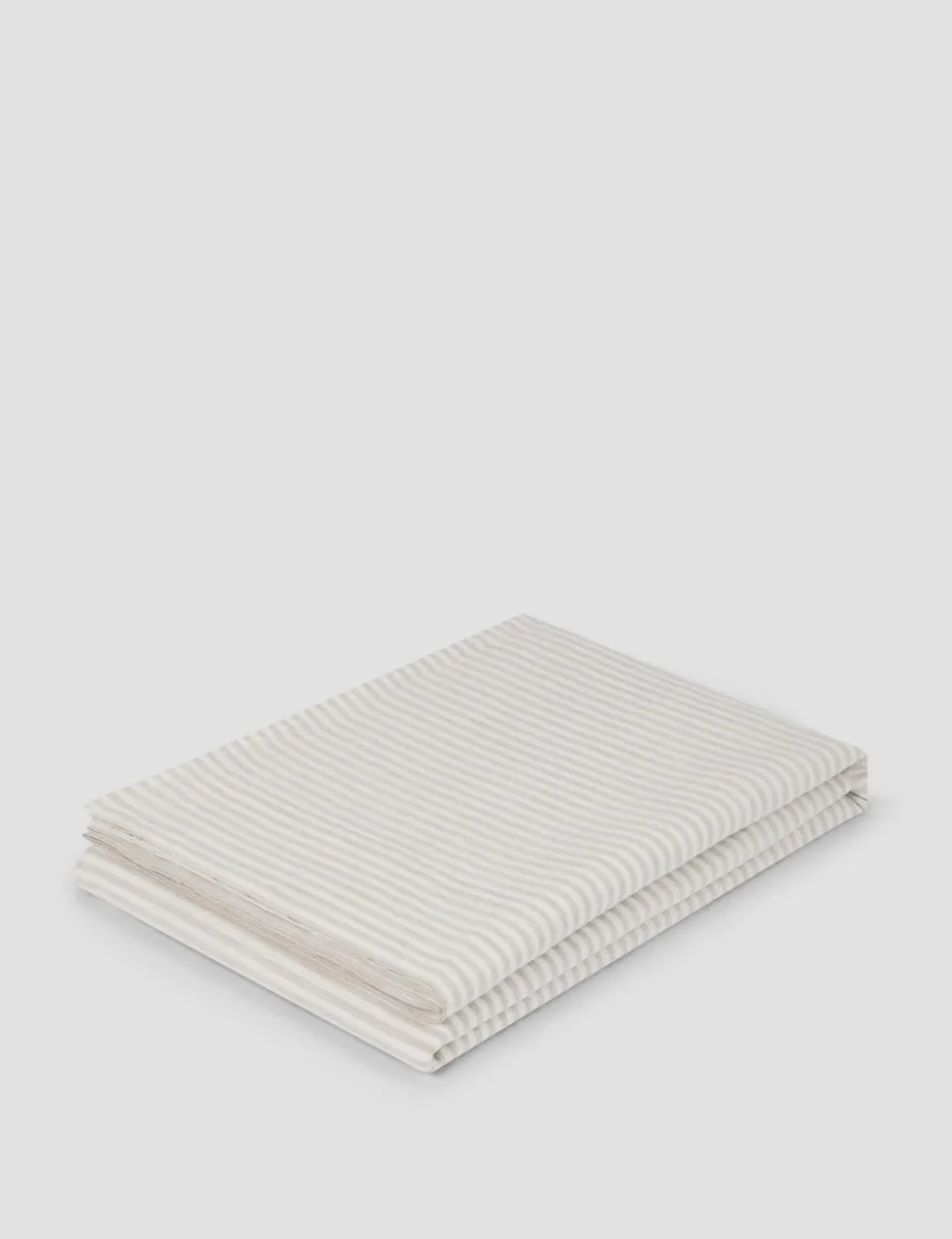Linen Rich Striped Flat Sheet