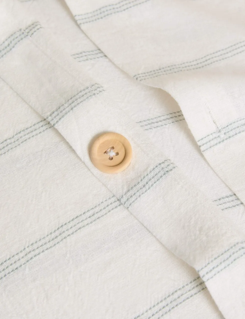 Linen Rich Striped Jacquard Bedding Set