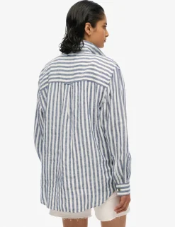 Linen Rich Striped Shirt
