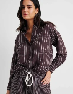 Linen Rich Striped Shirt
