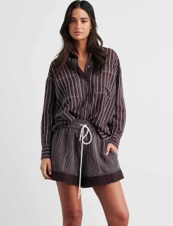 Linen Rich Striped Shirt