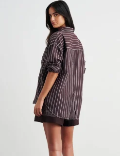 Linen Rich Striped Shirt