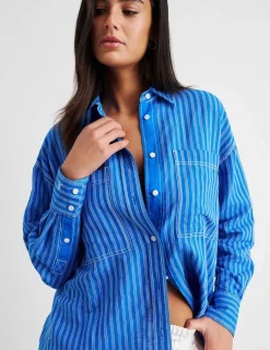 Linen Rich Striped Shirt