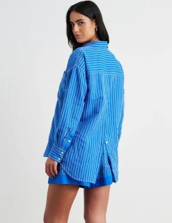 Linen Rich Striped Shirt