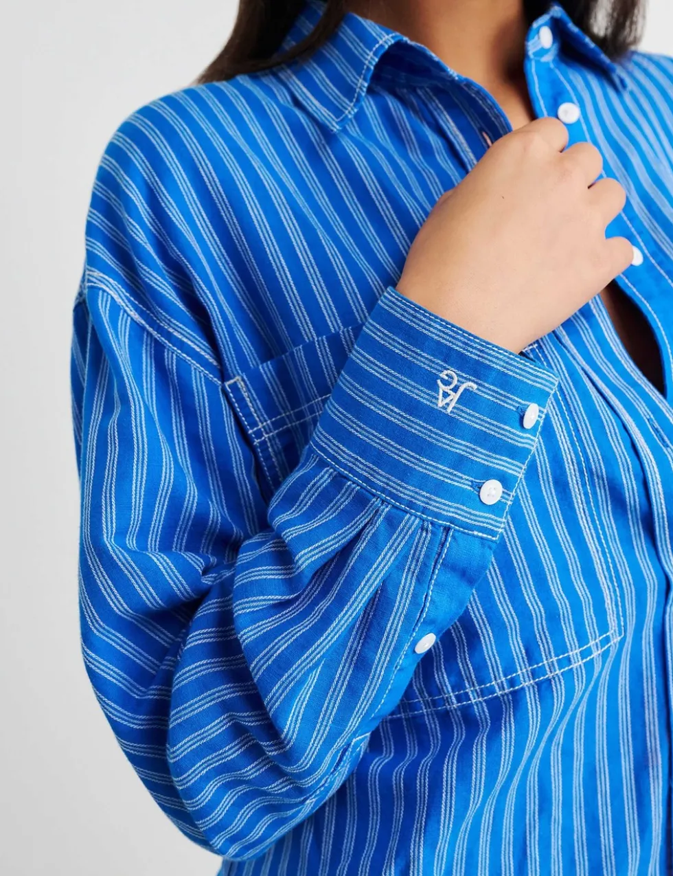 Linen Rich Striped Shirt