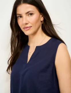 Linen Rich Top QT