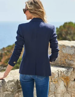 Linen Rich Tuxedo Blazer