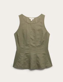 Linen Rich Vest Top