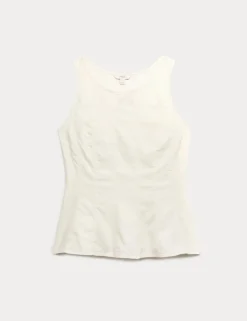 Linen Rich Vest Top