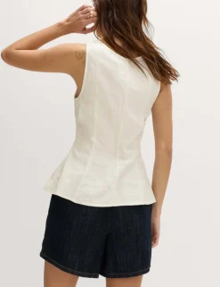 Linen Rich Vest Top