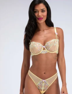 Lisette Embroidered Wired Balconette Bra (A-E)
