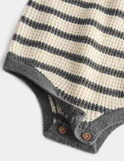 Little Monster Knitted Romper (7lbs-1 Yrs)