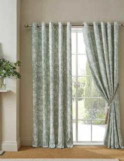Lloyd Pure Cotton Eyelet Curtains