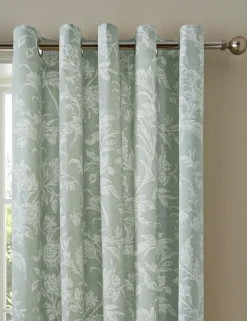 Lloyd Pure Cotton Eyelet Curtains