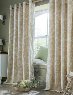 Lloyd Pure Cotton Eyelet Curtains