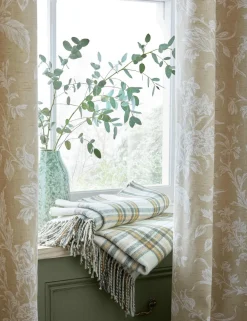 Lloyd Pure Cotton Eyelet Curtains