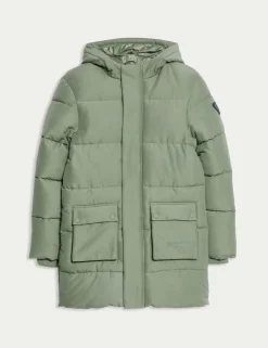 Longline Padded Coat (6-16 Yrs)