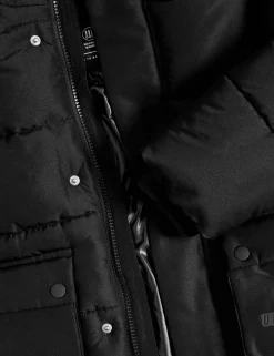 Longline Padded Hooded Coat (2-8 Yrs)