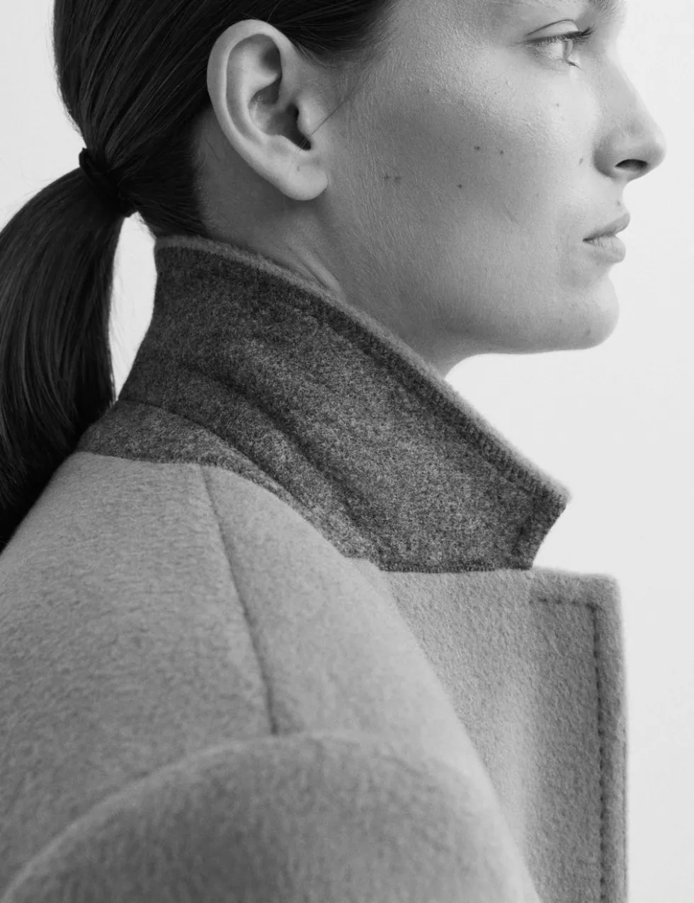Longline Pure Wool Boyfriend Coat