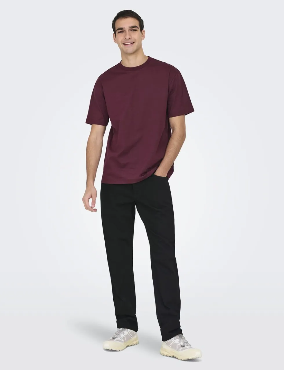 Loose Fit 5 Pocket Rigid Jeans