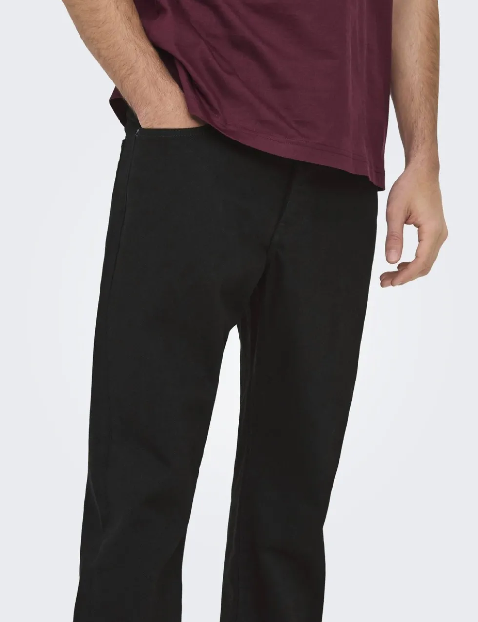 Loose Fit 5 Pocket Rigid Jeans