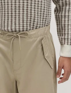 Loose Fit Elasticated Waist Parachute Trousers