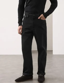 Loose Fit Pure Cotton Japanese Selvedge Jeans