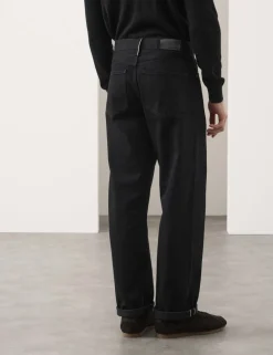 Loose Fit Pure Cotton Japanese Selvedge Jeans