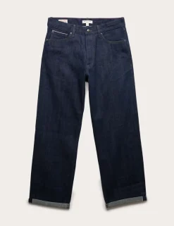 Loose Fit Pure Cotton Japanese Selvedge Jeans