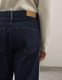 Loose Fit Pure Cotton Japanese Selvedge Jeans