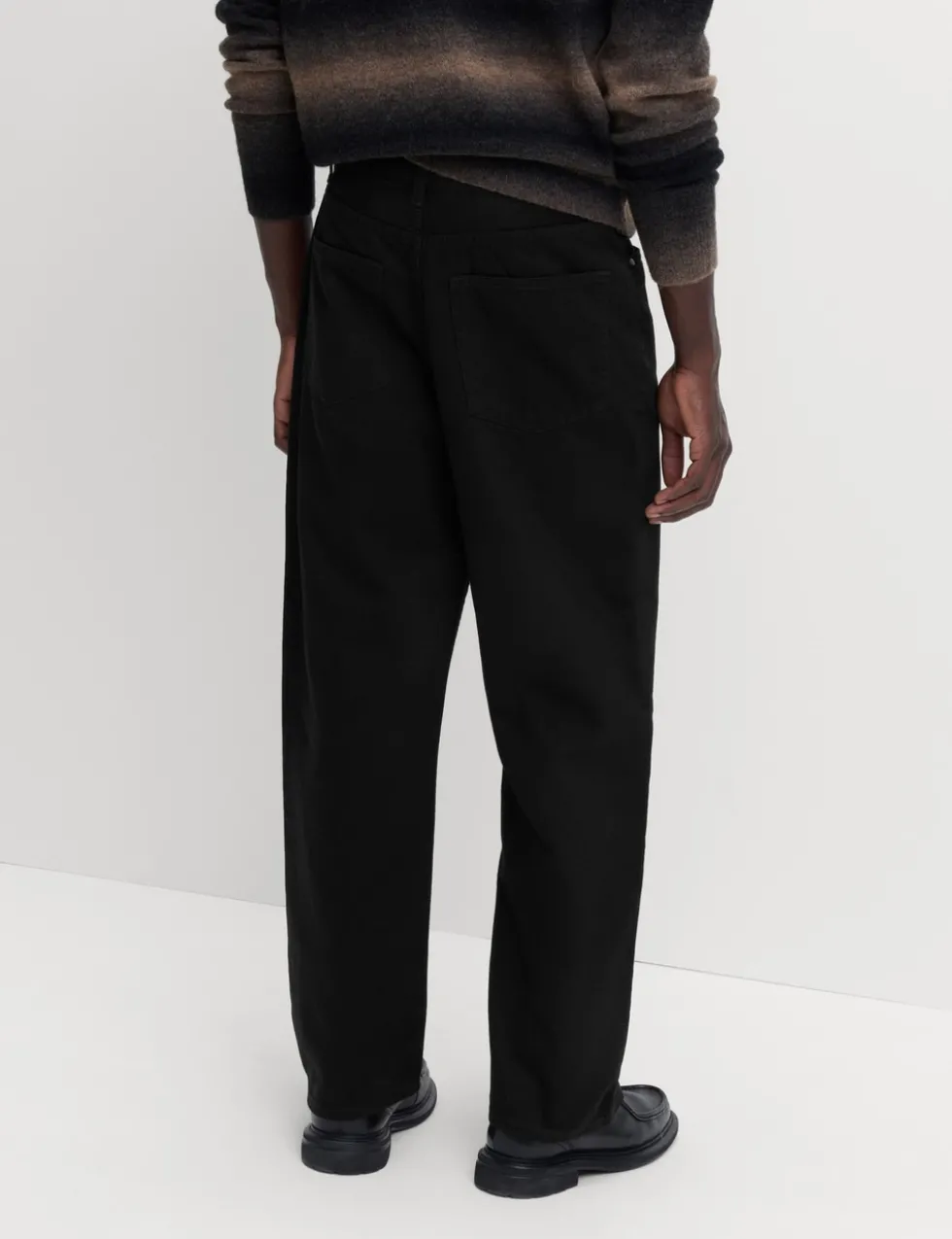 Loose Fit Pure Cotton Rigid Jeans