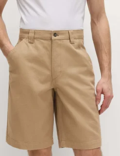 Loose Fit Pure Cotton Utility Shorts