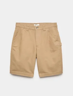 Loose Fit Pure Cotton Utility Shorts