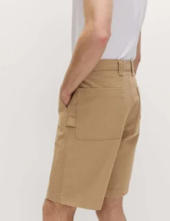 Loose Fit Pure Cotton Utility Shorts